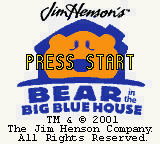 Bear in the Big Blue House Title Screen